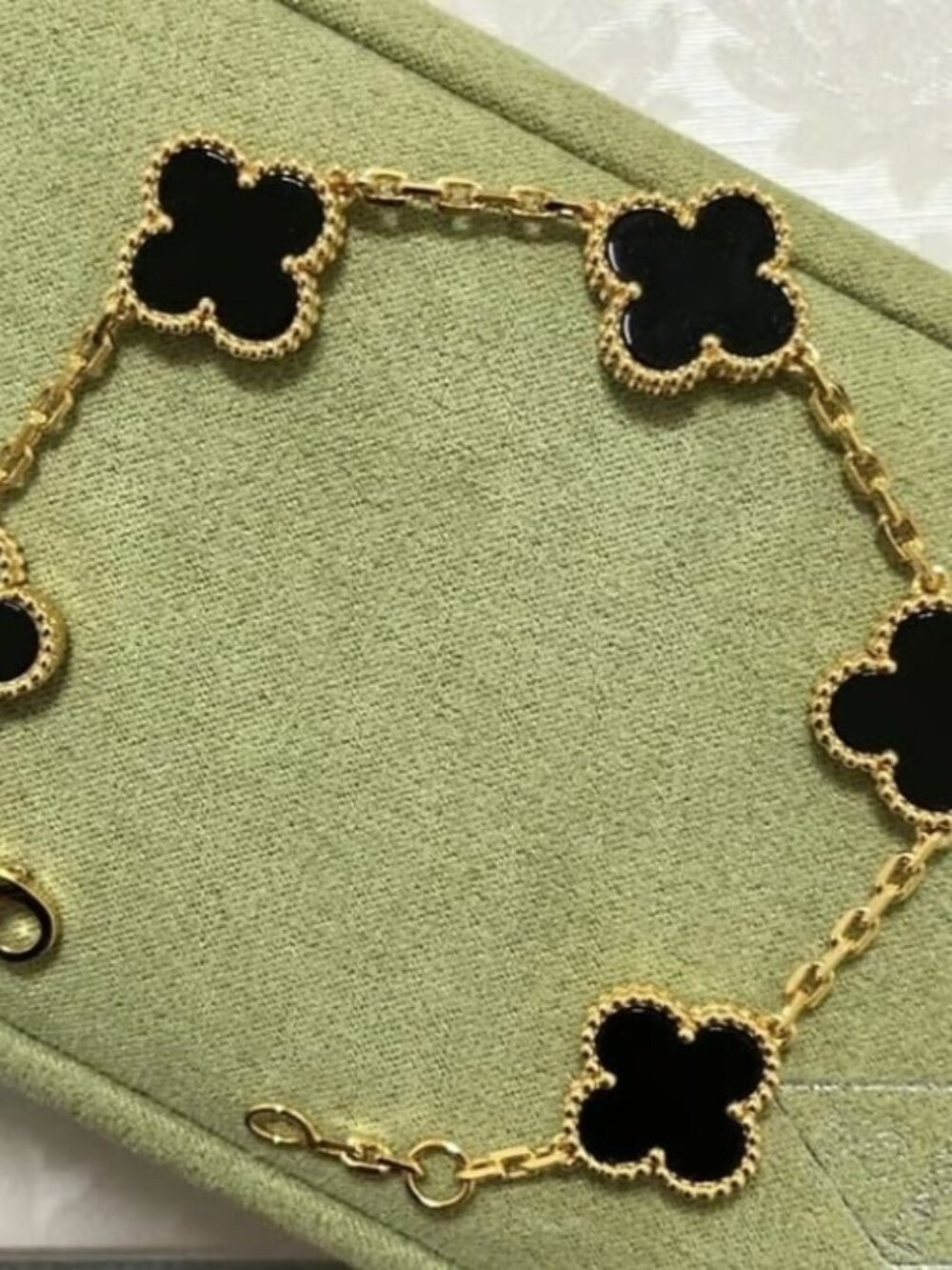 Van Cleef & Arpels 18ct Yellow Gold Vintage Alhambra 5 Motif Bracelet